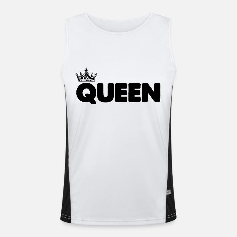 queen Men's Functional Contrast Tank Top 
