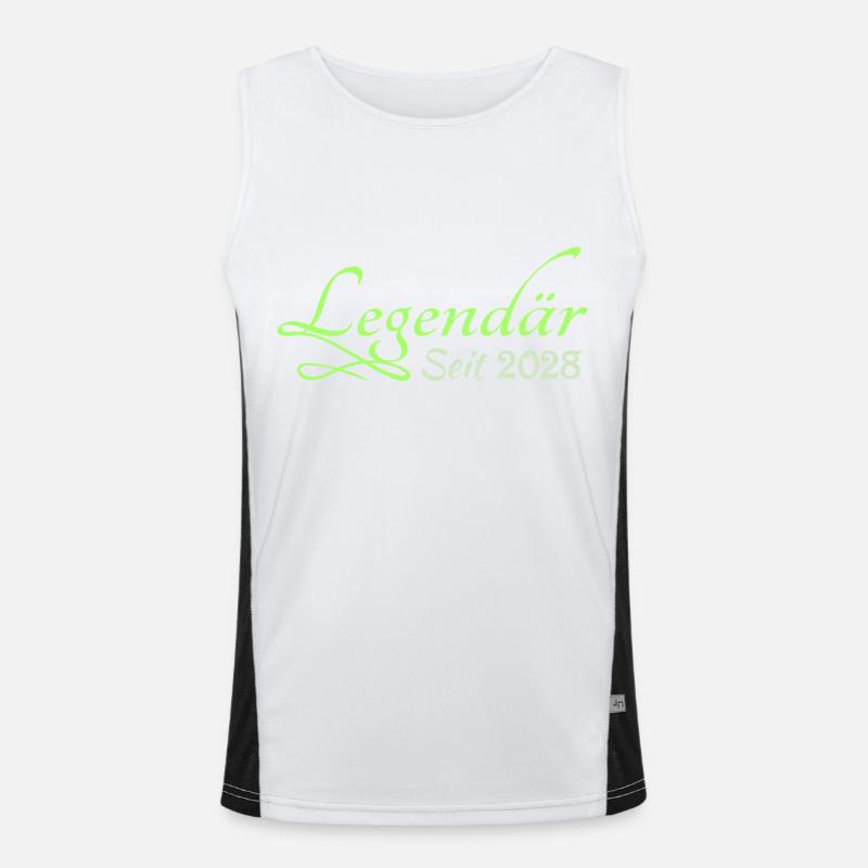 2028 Funktionelles Kontrast-Tank Top für Männer 