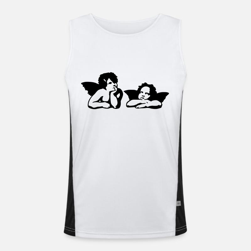 angels Men's Functional Contrast Tank Top 