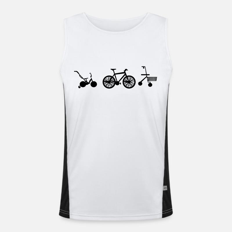 Rad Evolution Funktionelles Kontrast-Tank Top für Männer 