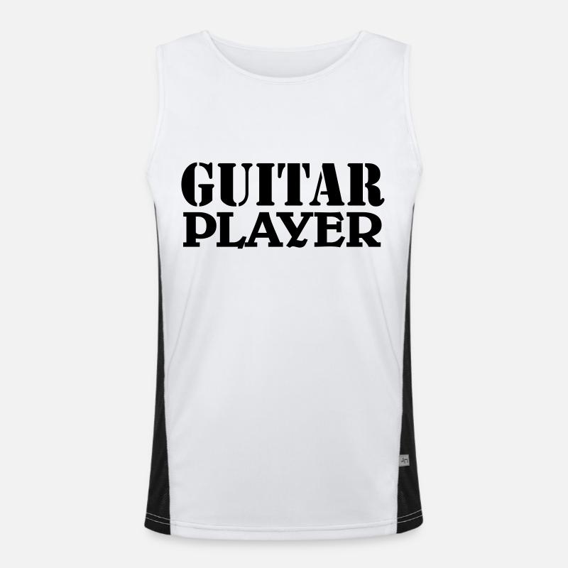 Guitar Player Men's Functional Contrast Tank Top 