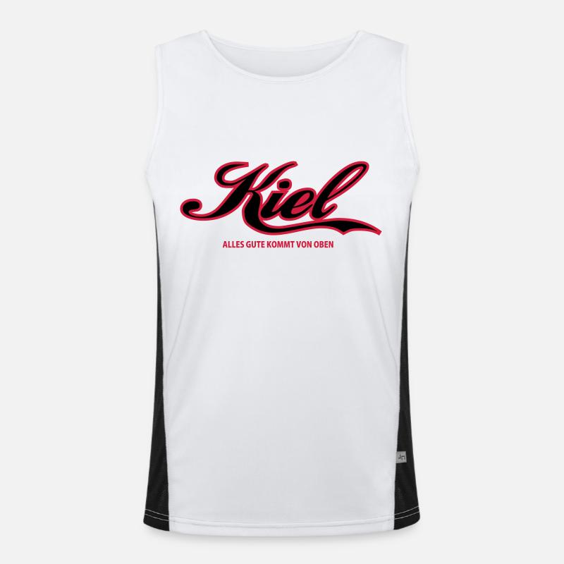 Kiel Funktionelles Kontrast-Tank Top für Männer 