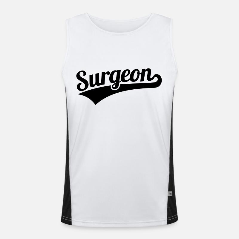 Chirurg Funktionelles Kontrast-Tank Top für Männer 