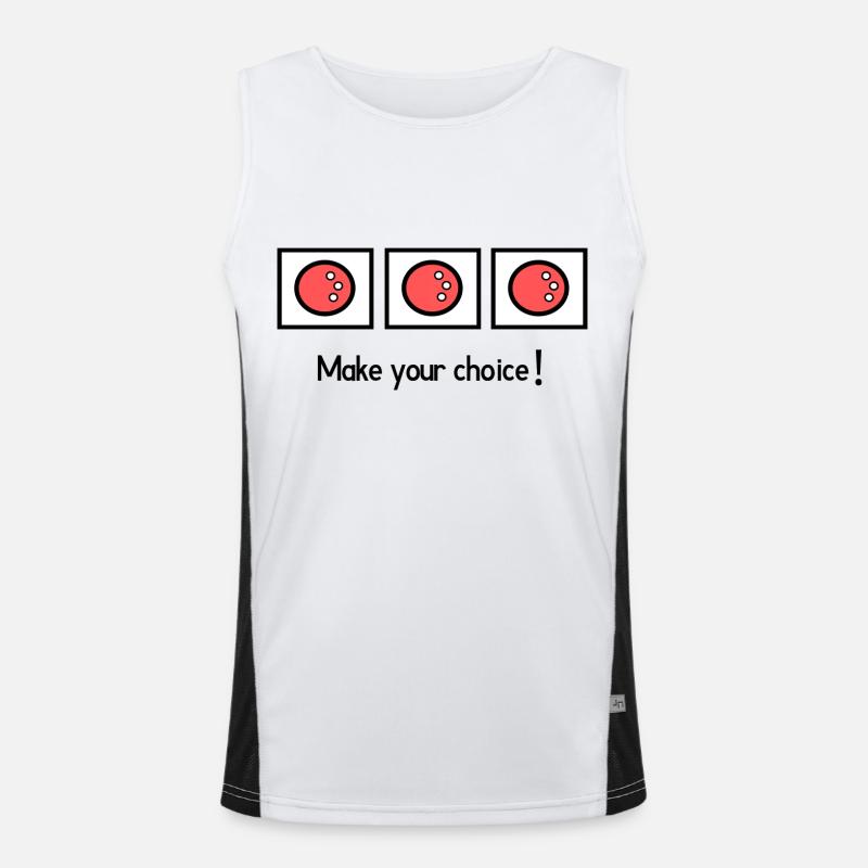 Make your choice Men's Functional Contrast Tank Top 