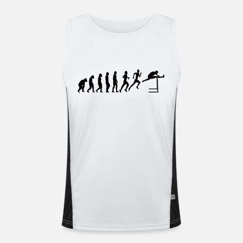 Hurdles Athletics Evolution Hurdler Men's Functional Contrast Tank Top 
