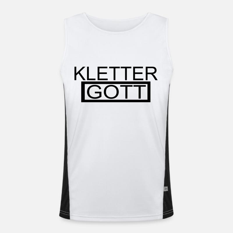 climbing Funktionelles Kontrast-Tank Top für Männer 