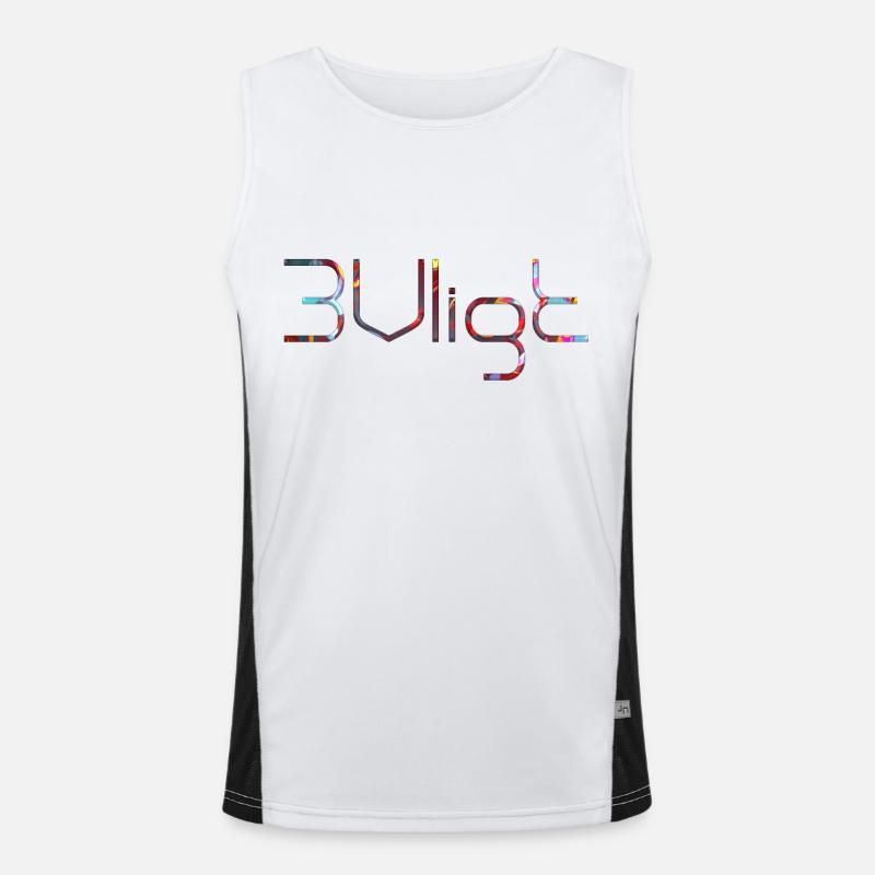 sms chat language fortifications english three 3 three Men's Functional Contrast Tank Top 