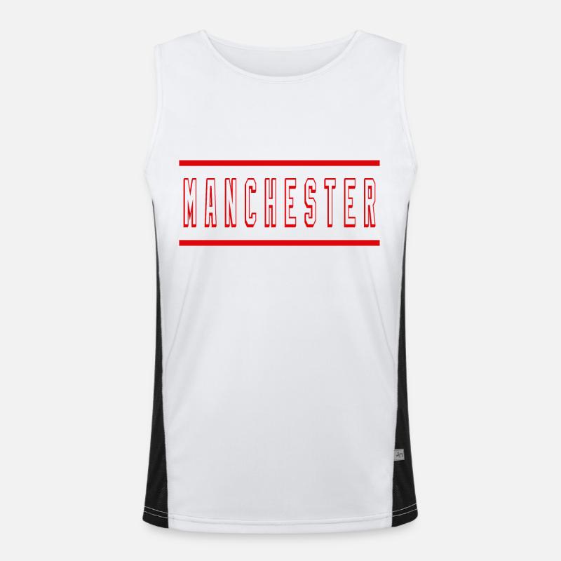 Cord Funktionelles Kontrast-Tank Top für Männer 