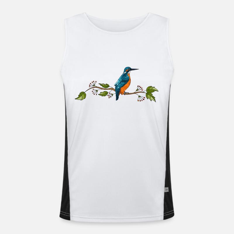 Vogel Funktionelles Kontrast-Tank Top für Männer 