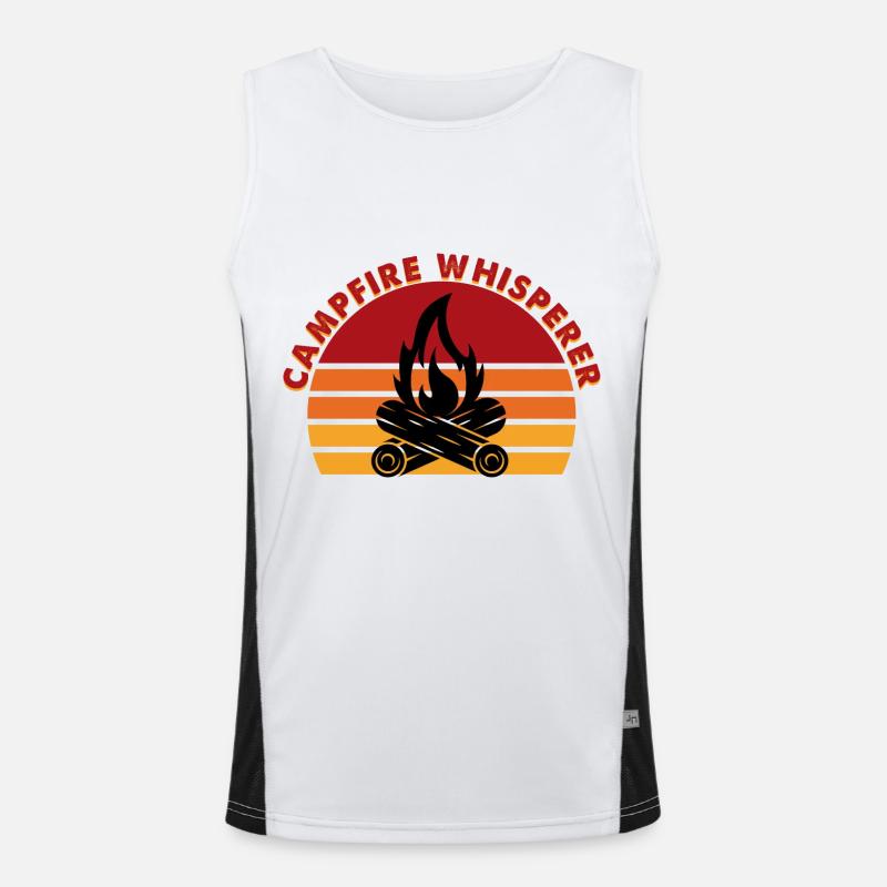 Campfire Camping Men's Functional Contrast Tank Top 