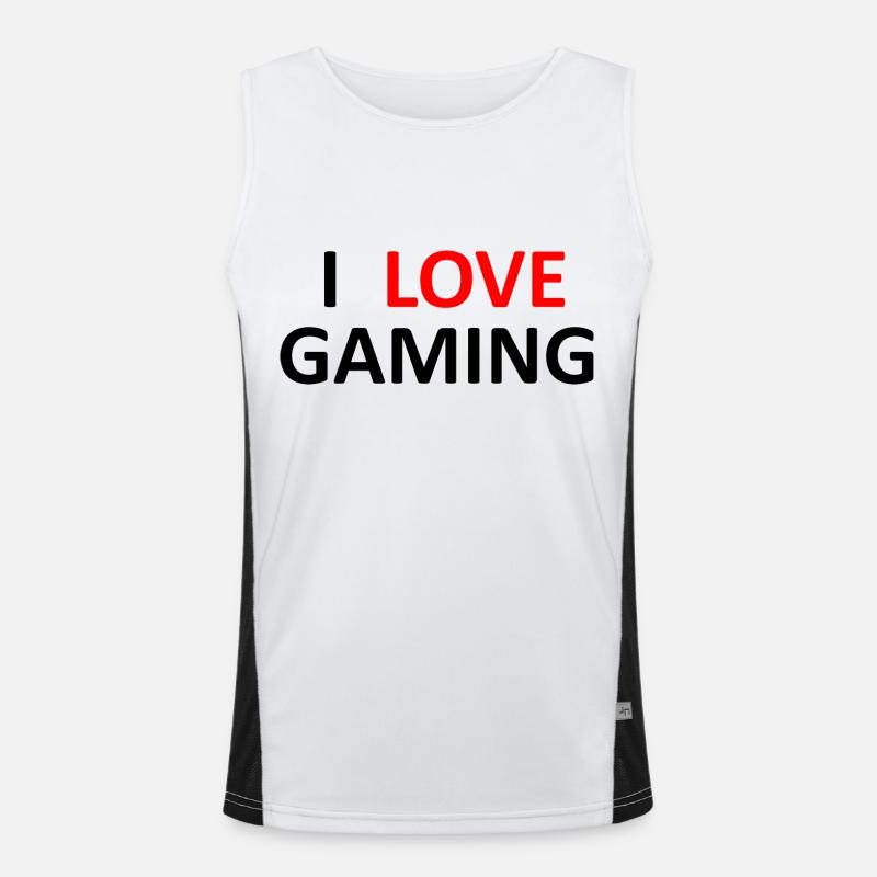Game Gaming PC Funktionelles Kontrast-Tank Top für Männer 
