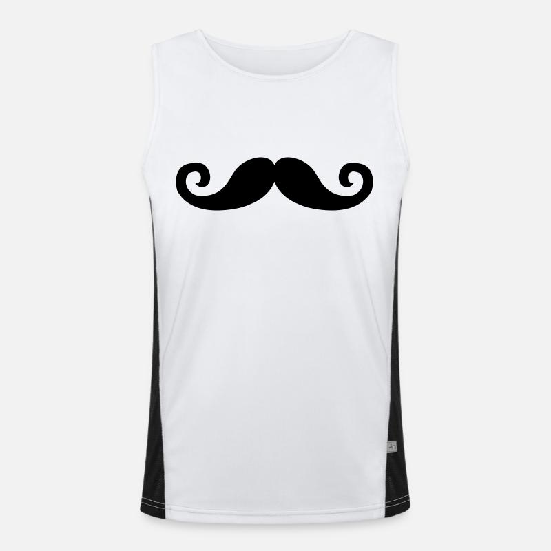 Overskæg Funktionel kontrast tanktop til herrer 