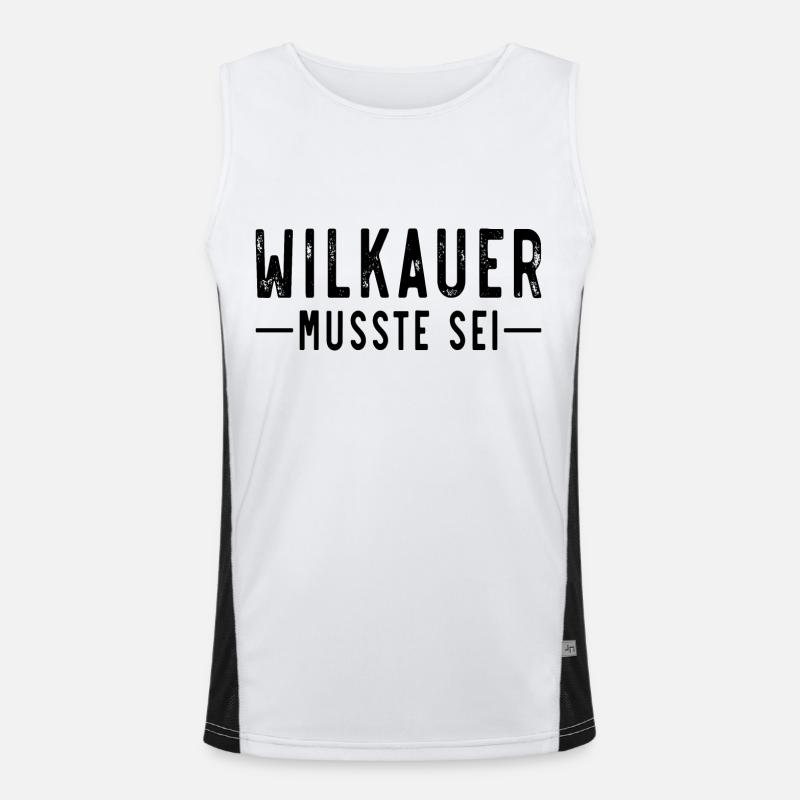 Wilkauer musste sei Funktionelles Kontrast-Tank Top für Männer 