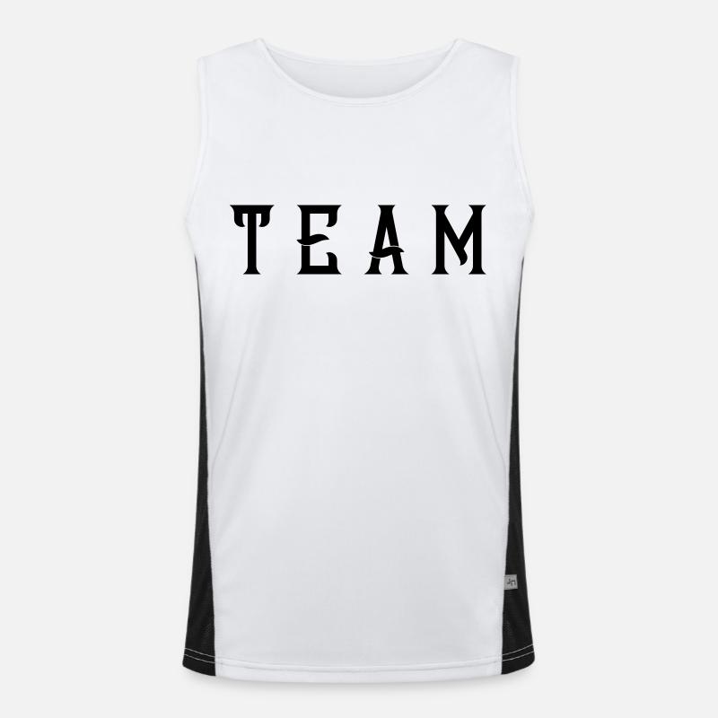 team Men's Functional Contrast Tank Top 