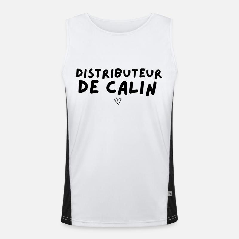 distributeur de calin Débardeur respirant contrasté Homme 