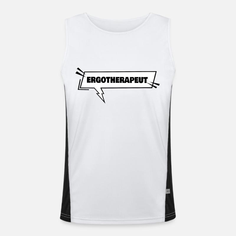 Education Occupational Therapist Men's Functional Contrast Tank Top 