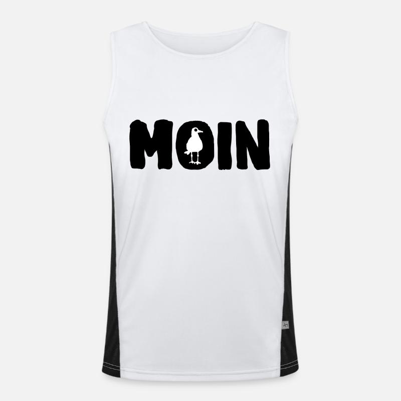 Geschenkidee Moin Funktionelles Kontrast-Tank Top für Männer 
