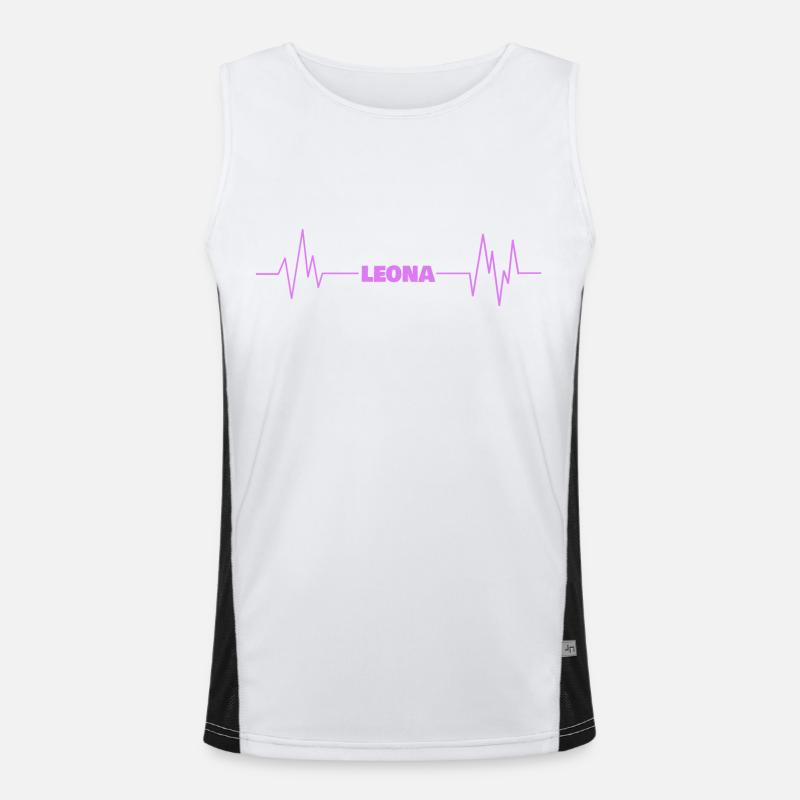 Leona comme prénom Débardeur respirant contrasté Homme 