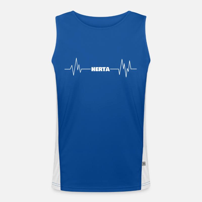 Vorname Herta Funktionelles Kontrast-Tank Top für Männer 