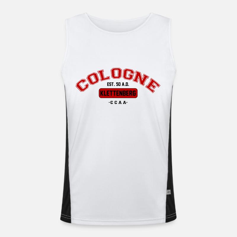 Cologne - Klettenberg Funktionelles Kontrast-Tank Top für Männer 