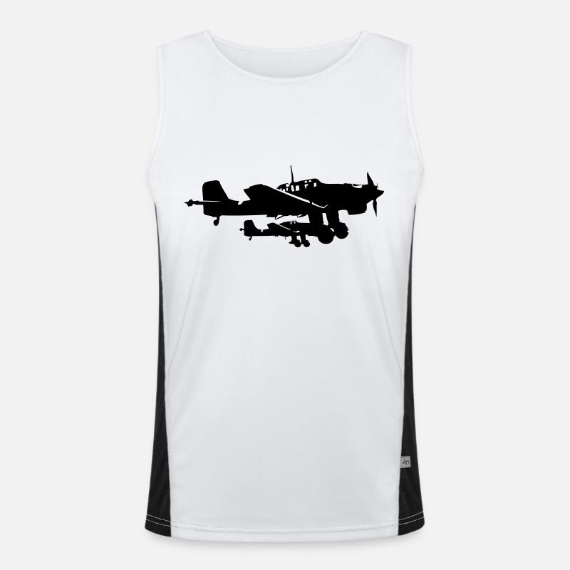 stuka_1 Funktionelles Kontrast-Tank Top für Männer 