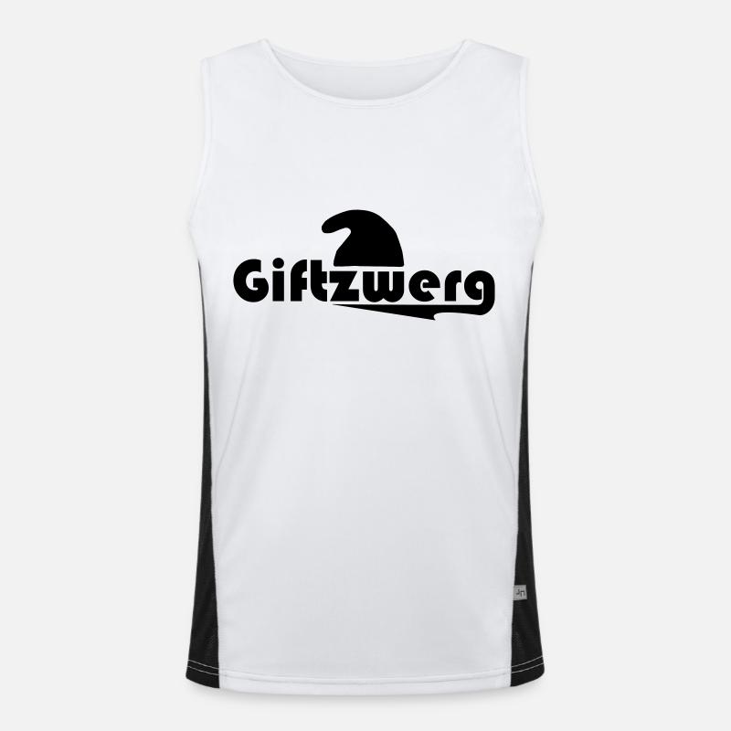 () Funktionelles Kontrast-Tank Top für Männer 