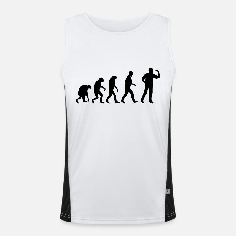 dart evolution Funktionelles Kontrast-Tank Top für Männer 