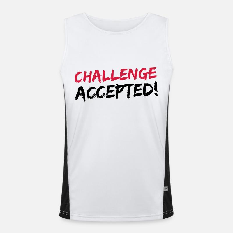 Challenge Accepted Débardeur respirant contrasté Homme 