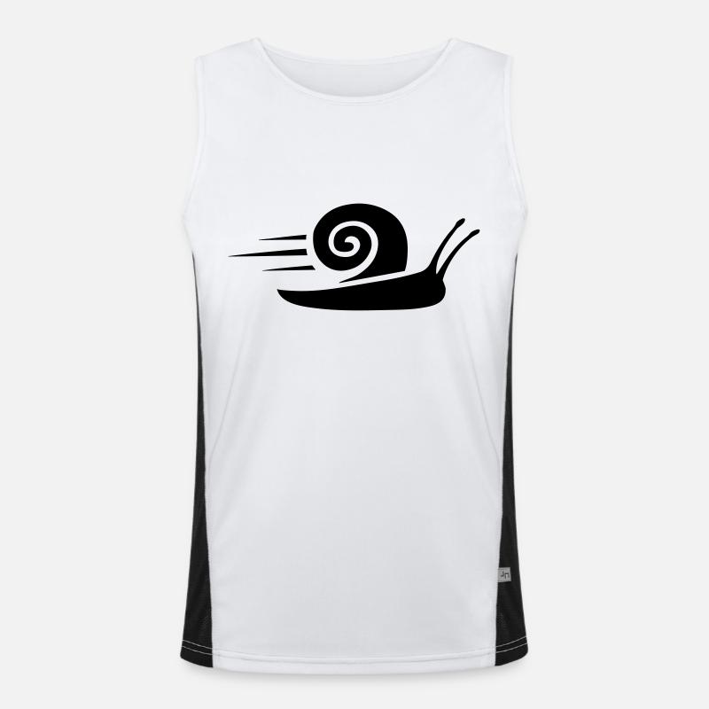 Fast Snail Men's Functional Contrast Tank Top 