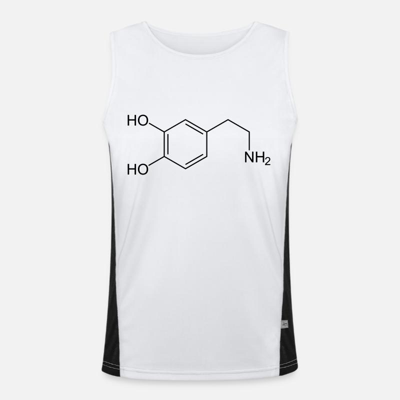 Dopamin Funktionelles Kontrast-Tank Top für Männer 