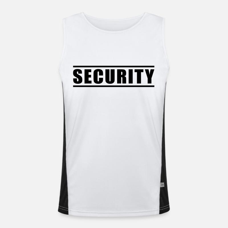 security__f1_ Débardeur respirant contrasté Homme 