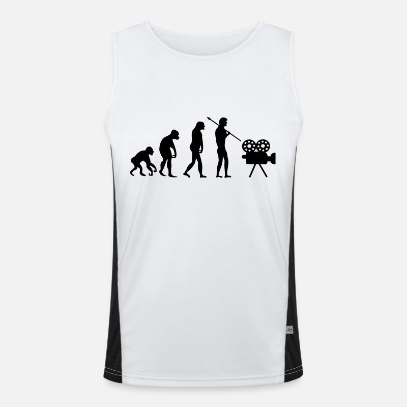 movie_evolution Men's Functional Contrast Tank Top 