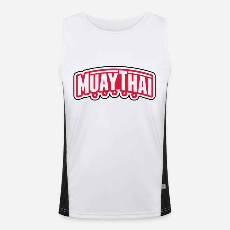 muay_thai_gn2 Funktionelles Kontrast-Tank Top für Männer 