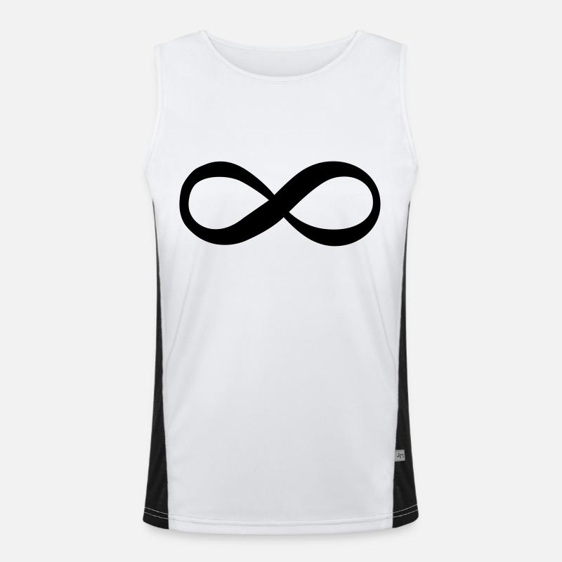 unendlich Funktionelles Kontrast-Tank Top für Männer 