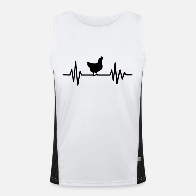 Hen Men's Functional Contrast Tank Top 