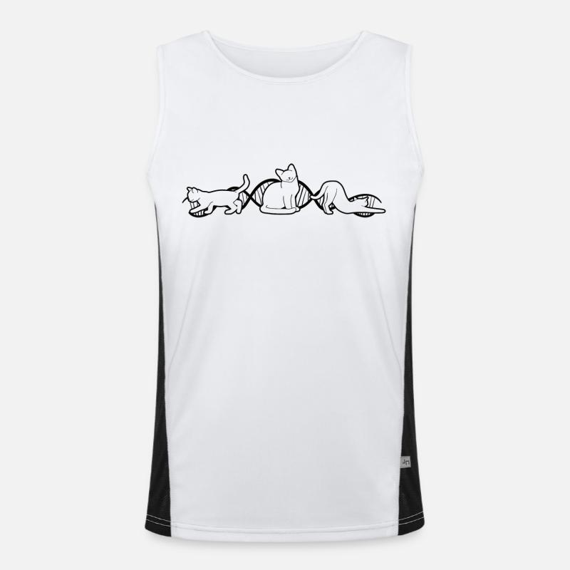 Chat domestique Chat Animal de compagnie Chat Chat Chat Chaton Débardeur respirant contrasté Homme 