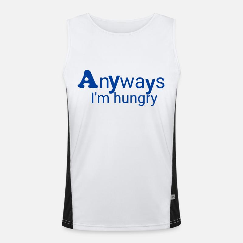 Always hungry Men's Functional Contrast Tank Top 