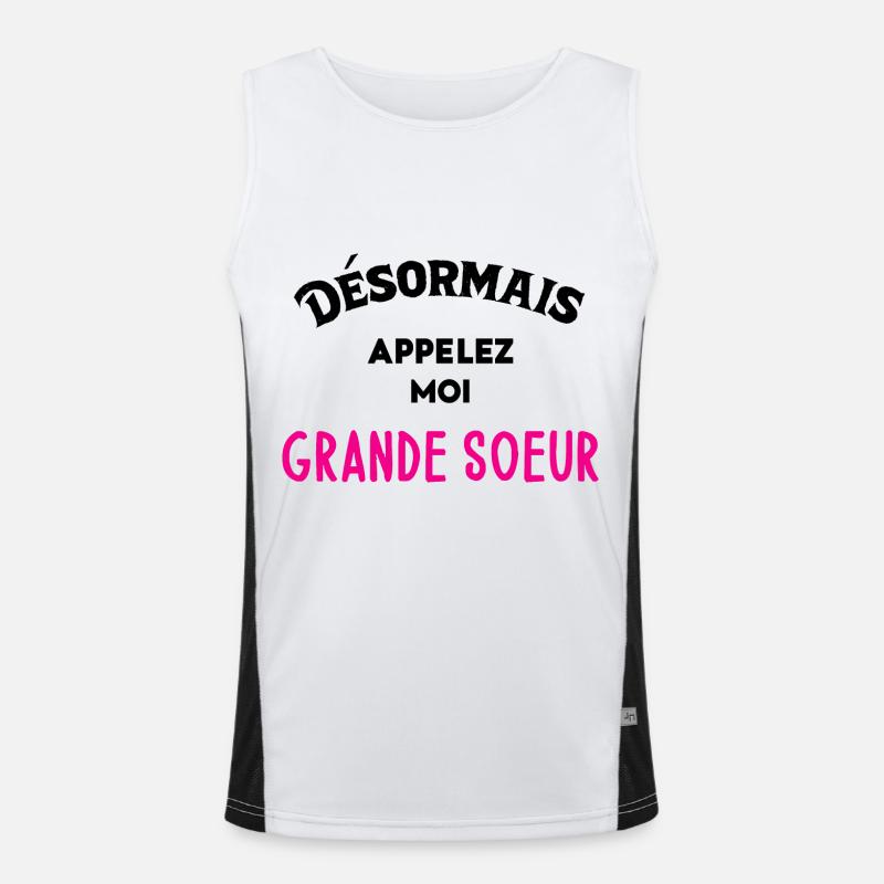 Idée D'Annonce De Grossesse Débardeur respirant contrasté Homme 