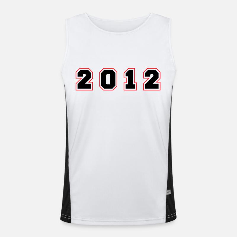 Numéro de l’année 2012 Débardeur respirant contrasté Homme 