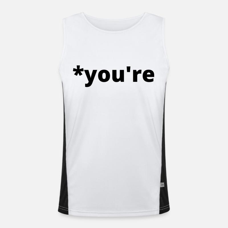 *Vous êtes Débardeur respirant contrasté Homme 