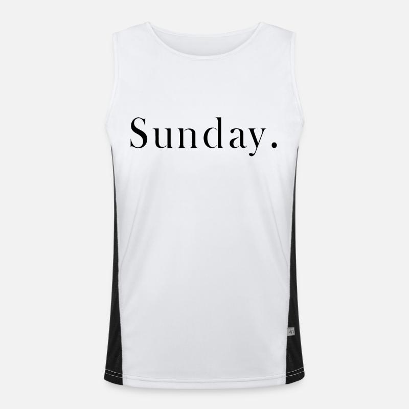 Dimanche Débardeur respirant contrasté Homme 