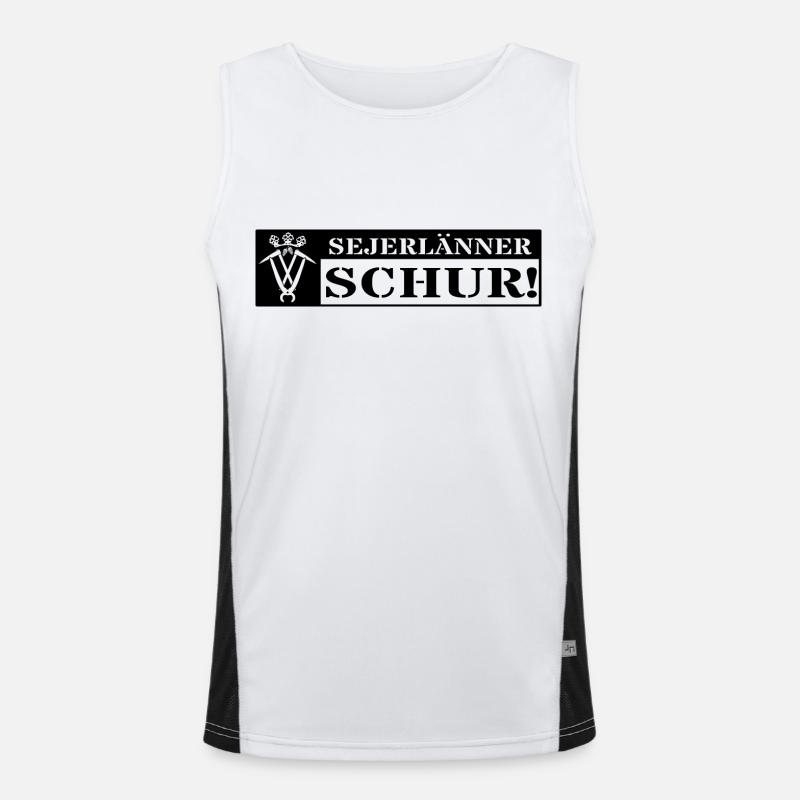 Schur oder gon Dach im Siegerland Funktionelles Kontrast-Tank Top für Männer 