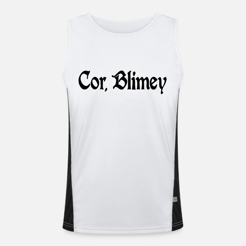 Cor, Blimey Men's Functional Contrast Tank Top 