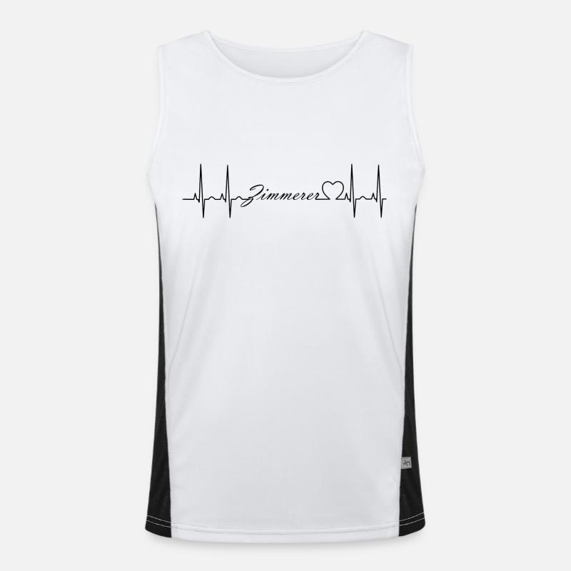Zimmerer Funktionelles Kontrast-Tank Top für Männer 