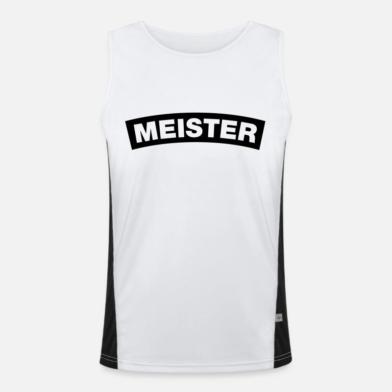 Master Men's Functional Contrast Tank Top 