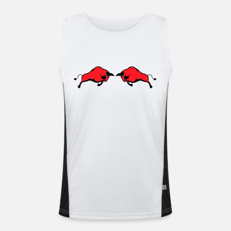 stiere Funktionelles Kontrast-Tank Top für Männer 
