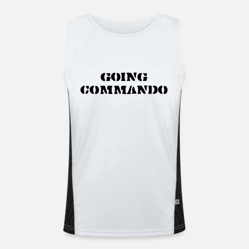 commando va Débardeur respirant contrasté Homme 