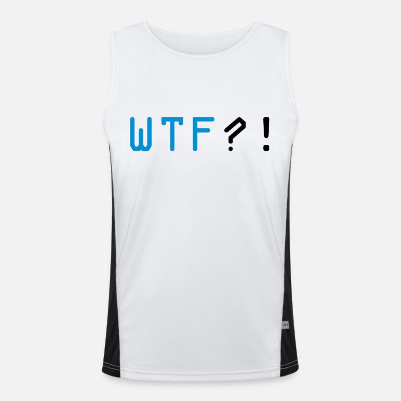 wtf Funktionelles Kontrast-Tank Top für Männer 