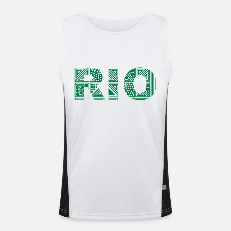Rio de Janeiro Débardeur respirant contrasté Homme 