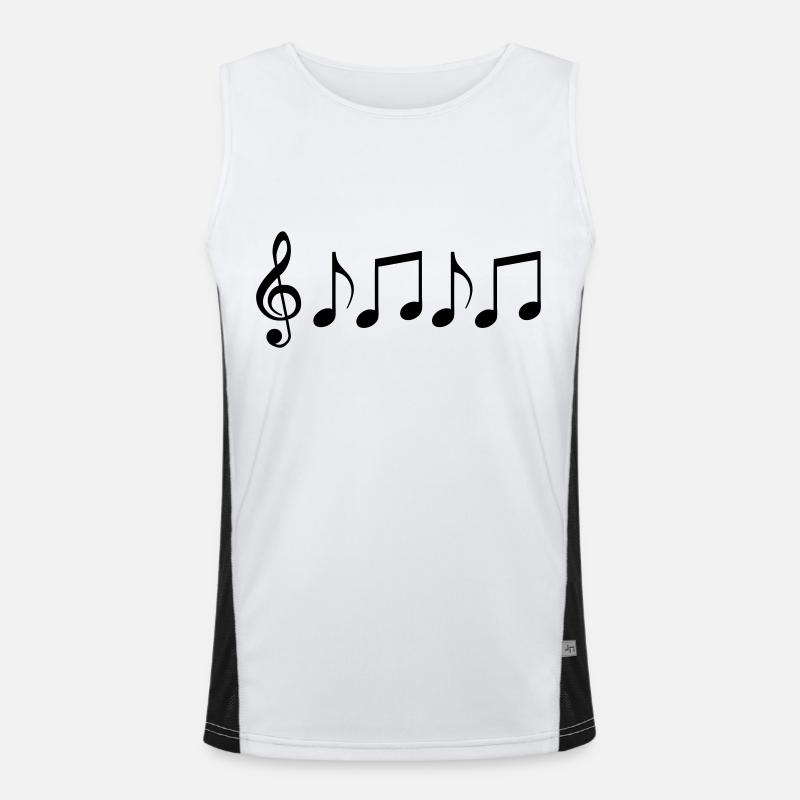 music Men's Functional Contrast Tank Top 